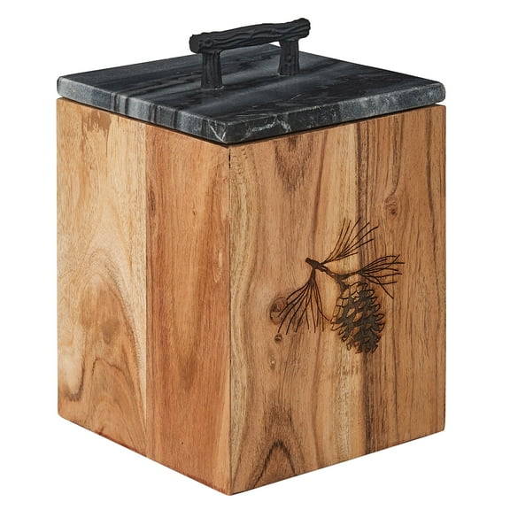 Park Designs Rustic Wood Canister - Small