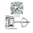 thumbnail image 5 of Real 1 Carats Round E-F VS LAB GROWN Diamond Stud Earrings 14K Solid White Gold With EGL Certified, 5 of 5