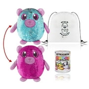 Benji Bear 14 Inch Shimmeez Sequin Plush and Unicorn Slime with Exclusive Pack A Hatch