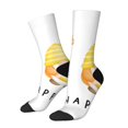 thumbnail image 1 of Balery Bee Happy Sunflower Gnomes Calcetas Largas con Estampado para Hombre y Mujer – Suaves y Transpirables, Talla Única (US 5-11), 1 of 6