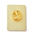 thumbnail image 2 of Fashion Tarot Card Enamel Pin Alloy Brooch Golden The Star XVII 30.5x21x10mm Pin: 1mm, 2 of 3