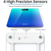 RENPHO Highly Accurate Digital Body Weight Scale, 400 lb, Gradient-Blue