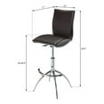 thumbnail image 5 of Pemberly Row Adjustable Bar Stool in Black, 5 of 5