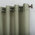 thumbnail image 5 of No. 918 Erica Crushed Voile Sheer Grommet Curtain Panel, 51"x84", Willow, 5 of 6