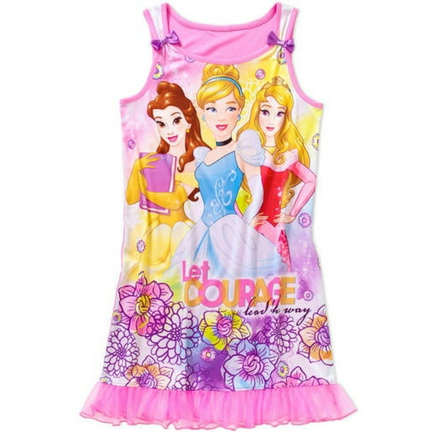 Disney Princess Ap Girls Licensed Sleepwear - Walmart.com