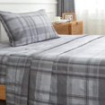 thumbnail image 2 of King Size Bed Sheets Set PC Soft Cooling Thread Count Microfiber Printed Sheet Deep Pocket Breathes Better Machine Washable Tropical Palm Tree Fronds Patterned Double, 2 of 7