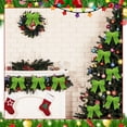 thumbnail image 6 of 12 Pcs Lime Christmas Bows Christmas Tree Decorations 5.9 Inch Faux Fur Xmas Bows for Xmas Tree Ornaments Wreath DIY Craft Gift Wrapping Holiday Wedding Party Decoration(Green), 6 of 7
