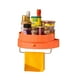 thumbnail image 2 of Organizador de especias giratorio | Bandeja giratoria de 360 grados para armarios de cocina y despensa | Ahorra espacio para especias, latas y cosméticos | Blanco, verde, naranja, 2 of 6