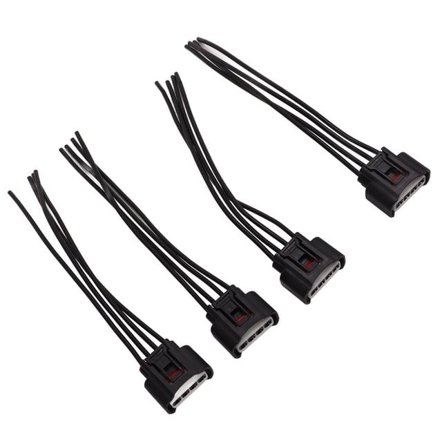 AM 3046640711, Ignition Coil Wire Harness 4Pcs Ignition Coil Pigtail Connector Long Durability for Auto