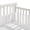 White, variant on HALO Breathable Mesh Crib Liner for Full-Size Cribs, 100% Polyester Crib Bumper, White, 2 Panels