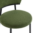thumbnail image 4 of Irving Modern Upholstered Dining Chairs with Metal Legs, Green, Set of 2, 4 of 8