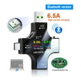 thumbnail image 3 of USB Tester Digital Voltmeter 32V Voltage 6.5A Current Energy Wattmeter Meter Ammeter Indicator Power Bank Charger Detector ToolsA ,Updated USB Tester, 3 of 5