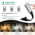 thumbnail image 2 of Rechargeable E-Book Led Light for Kindle Paper Usb Reading Lamp Clip, 2 of 5