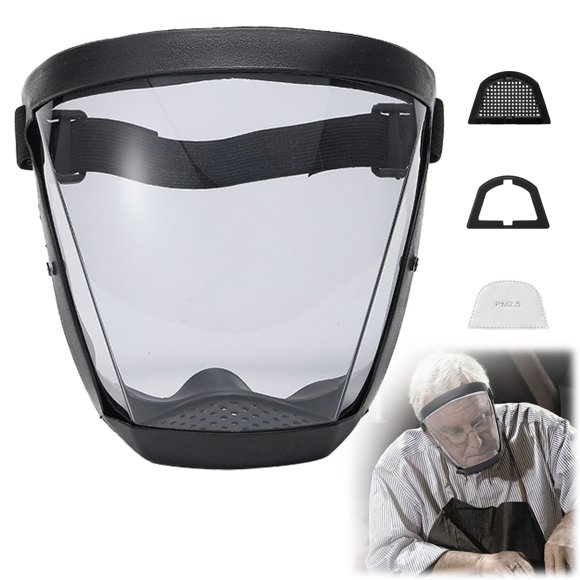 HUASHENG Protective Shield Anti Fog Adult Clear Shield Plastic