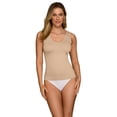 thumbnail image 3 of Vanity Fair Lingerie Women's Seamless Smoothing Spin Tank – Reversible Scoop or V-Neckline, Lightweight Everyday Layers, 3 of 7