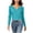 Green——Fall Savings, variant on Long Sleeve Crop Shirts for Women Notched Neck Lettuce Hem Blouses Fall Slim Fit Tops Hot Pink 2XL