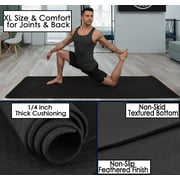 Yoga Mat Thick Wide and Long. 84x30 Workout Mat