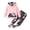 Pink, variant on mgoYE Toddler Girl Clothes Hooded Sweatshirt Floral Pants 2Pcs Toddlers Girls Outfits Sweatsuits(Black,4-5 Years)