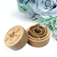 thumbnail image 4 of Fridja 1pcs Personalized Retro Ring Box Wedding Valentines Wooden Holder Jewelry Box, 4 of 5
