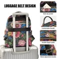 thumbnail image 3 of FORMRS Mini Backpack Purse for Women Travel Daypack Casual Shoulder Bag, Vibrant Blooming Flowers, 3 of 7