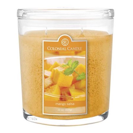 UPC 048019625333 product image for Colonial Candle Two-Wick 22 Oz. Oval Jar - Mango Salsa | upcitemdb.com