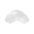 thumbnail image 4 of Walleva Clear Replacement Vented Replacement Lenses for Oakley Split Jacket OO9099 Sunglasses, 4 of 4