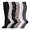 Brown, variant on 6 Pairs Starry Sky & Cat Pattern Calf Socks, Knit Fabric, Machine Washable, Women'S Ankle Socks