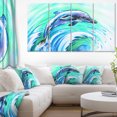 thumbnail image 1 of Jumping Dolphin Watercolor - Animal Canvas Art Print, 1 of 3