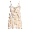 thumbnail image 5 of No Boundaries Ruffle Babydoll Cami and Flare Skort Set, 2-Piece, Women’s XXS-XXL, 5 of 6