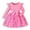 z260202-Pink-2, variant on XEGLSBU Girls Dresses Size 5-6 Girls Long Sleeve Party Dress with Star Embroidery and Skirt Elegant Square Neck Puff Sleeve Girl Formal Gown Red Size 7-8 Years