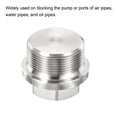 thumbnail image 5 of Unique Bargains M33x1.5 Male Plug Stainless Steel Thread Hex Head Socket Solid Pipe Fitting, 5 of 5