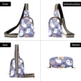thumbnail image 7 of FORMRS Womens Crossbody Sling Bag Travel Daypack Shoulder Chest Backpack, Blue Cute Halloween, 7 of 7