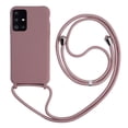 thumbnail image 2 of Funda de silicona con cordón cruzado para Samsung Galaxy, funda de Color caramelo para Samsung Galaxy S23 S22 S21 S20 FE Note 20 Ultra 10 S10 S9 S8 Plus S10E Fivean unisex, 2 of 2