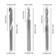 thumbnail image 3 of 12PCS Tungsten Carbide End Mill, 4PCS 1/8" CNC Milling Cutters Double Flute Tools + 8PCS Single Edge End Mills (2 Types), 3 of 5