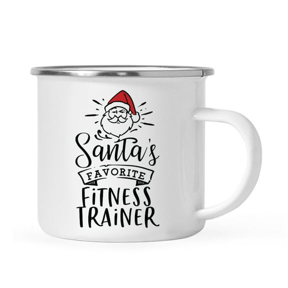 Koyal Wholesale Santa's Favorite Gym Fitness Campfire Mug, Fitness Trainer