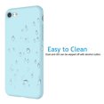 thumbnail image 5 of Cases for Apple iPhone SE 2 2020 / iPhone 7 / iPhone 8, Njjex Shockproof Ultra Slim Fit Silicone Cover TPU Soft Gel Rubber Cover Shock Resistance Protective Back Bumper -Mint, 5 of 8