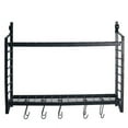 thumbnail image 2 of [US IN STOCK] 2-Tiered Wall Mounted Pot Rack, 2 of 7