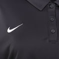 thumbnail image 3 of Nike Team Women's Dri-Fit Short Sleeve Polo, Black, Large, 3 of 3
