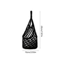 thumbnail image 4 of HWRETIE Handmade Cotton Rope Hanging Fruit Basket,Wall Mount Produce Storage Net,Boho Kitchen Organizer with Wood Ring, 4 of 6