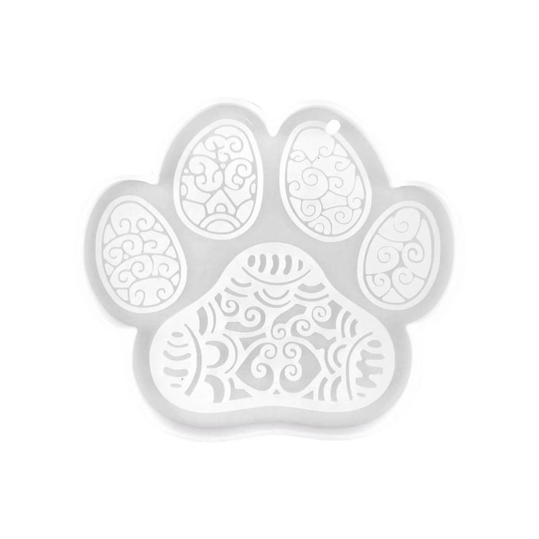 21 Pcs Pet Tag Resin Molds, FineGood Dog Tag Resin Mold Silicone with 20  Keychains Little DIY Epoxy Resin Mold for Making Cat Dog Tags Pendants