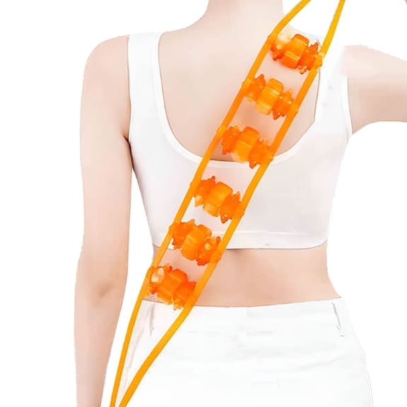 XIRQI Manual back massage roller rope,massage tool for muscle pain relief,back,neck,shoulders,etc