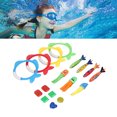 thumbnail image 1 of Juguetes de buceo en piscina para niños ANGGREK 17 piezas, 1 of 8