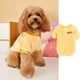 thumbnail image 1 of Zhuge Suéter de invierno para cachorros, con forro polar grueso, para perros (amarillo, S), 1 of 4
