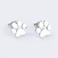 thumbnail image 2 of 304 Stainless Steel Stud Earrings Small Tiny Stud Earrings for Women Cute Stainless Steel Dog Cat Footprint Cartilage Tragus Piercing Little Studs Jewelry Gift, 2 of 2