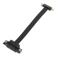 thumbnail image 1 of Herwey PCI-Ex1 Extension Cable Dual 90° With LED Magnetic Pad Adapter Line 15cm, 1 of 8