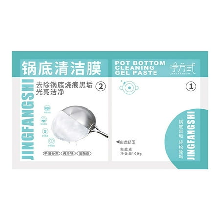 

Black Scum Cleaning Film Pot Gray Cleaning Patch Cleaner Black Pot Pot Bottom One Patch Cleaner 50Ml Cleaning Supplies Clearance Sales