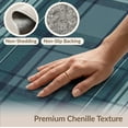 thumbnail image 6 of ODIKA 5'x7' Washable Area Rug Easy Care, Non-Shedding, Pet Friendly, Lime Crisp Striped Geometric Stepped Bands Structured Layout for Small Living Room, Bedroom, 6 of 7