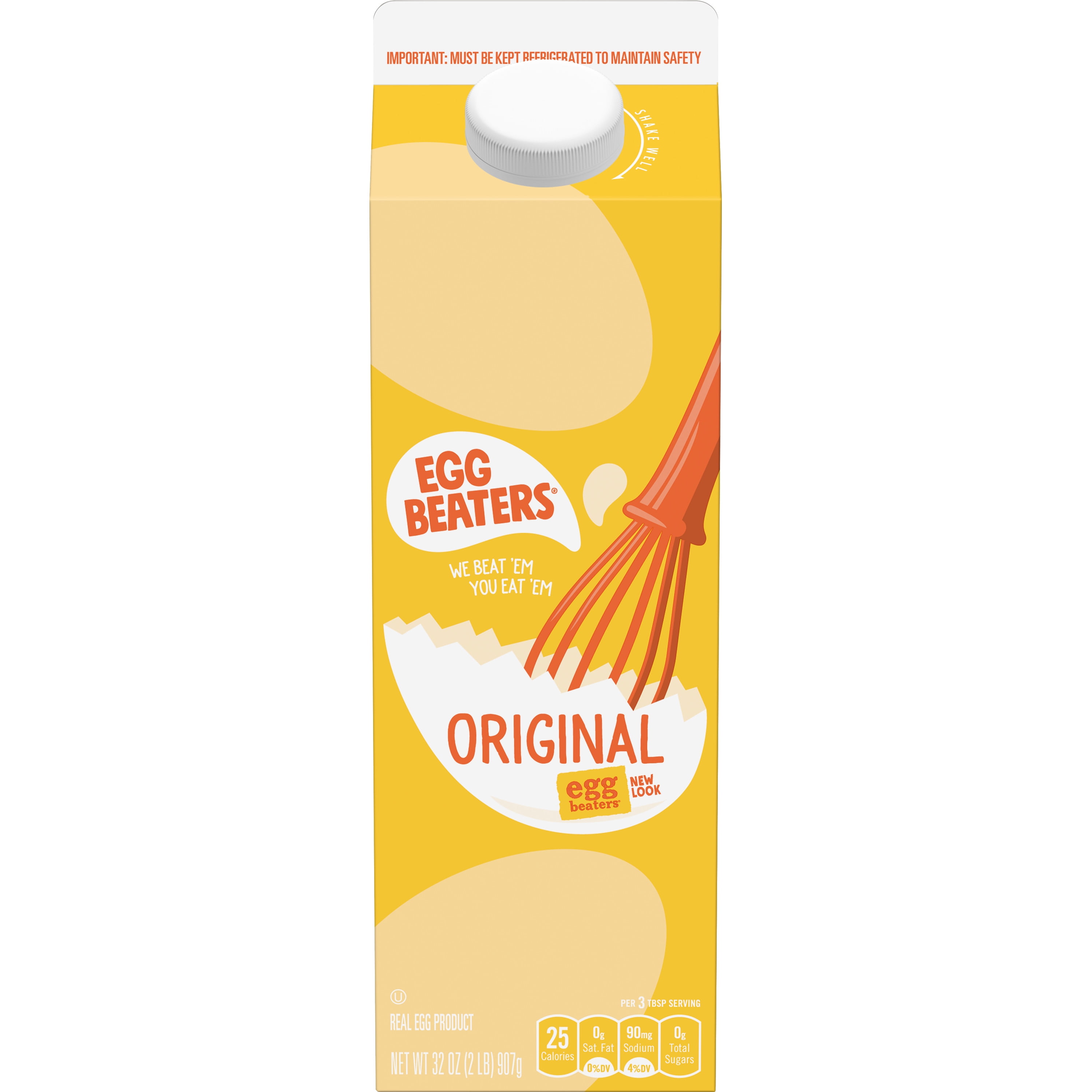 EGG BEATERS Real Egg Product No Cholesterol No Fat Real Eggs 32 oz