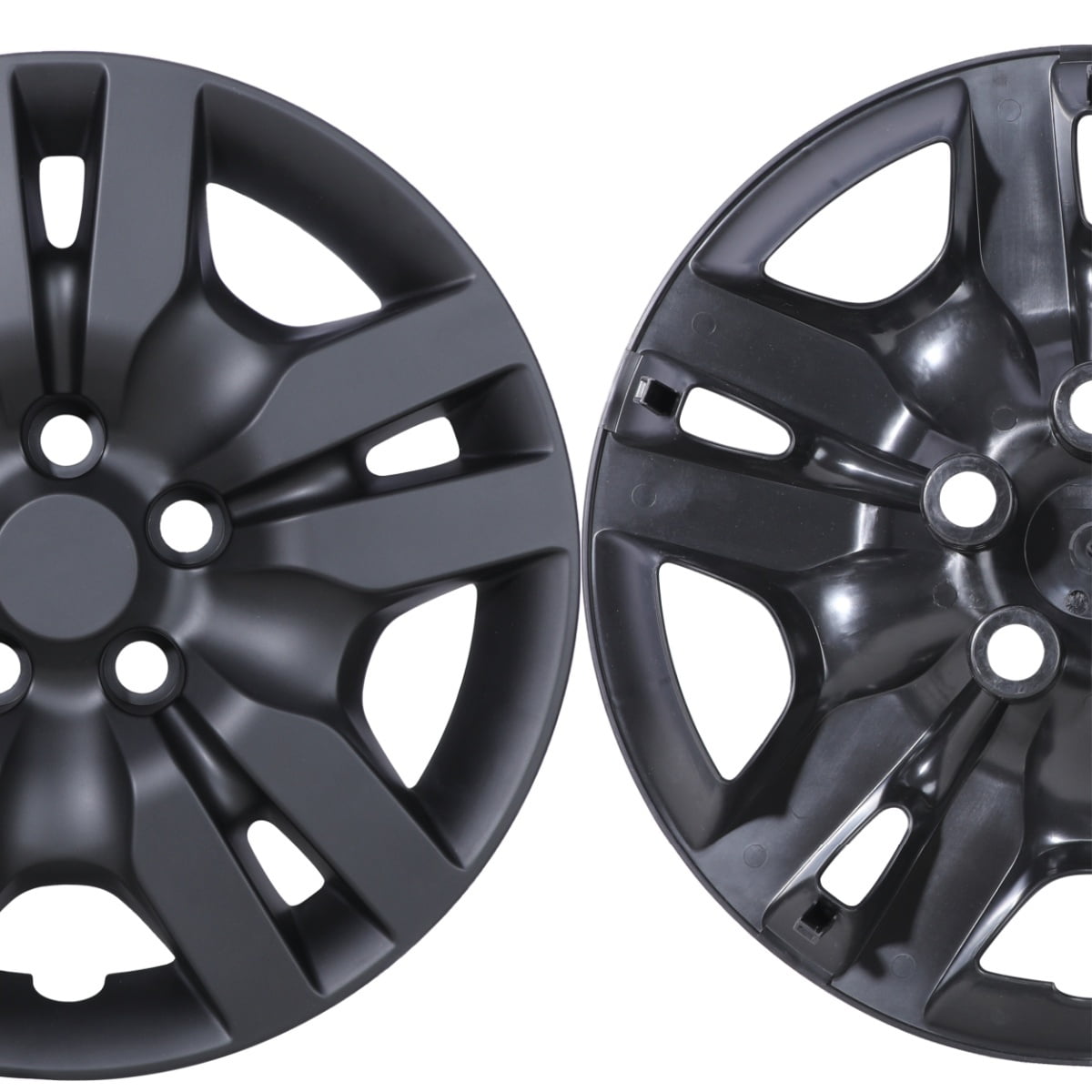 (4 Pack)16" Hubcaps Wheel Rims Cover For 2007-2012 Nissan Altima/2008-2009 Nissan Altima Coupe Compatible With Steel Wheels Bolt On Installation(16-Inch,BLACK MATTE)