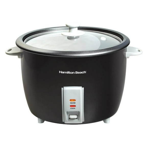 Arrocera Hamilton Beach 30 Tazas Negro